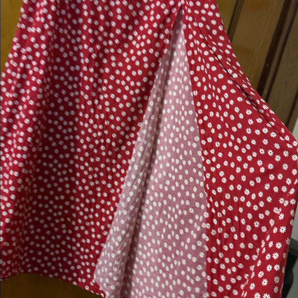 Reformation Red Floral Midi Skirt - Picture 5 of 8